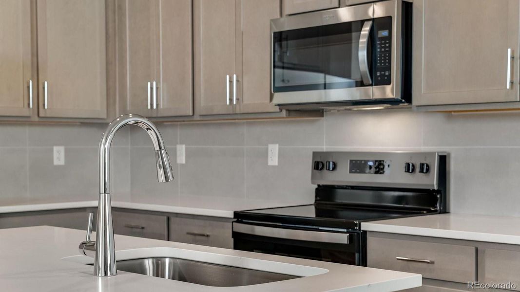 Close-up of interior finishes inside a home in Horizon Uptown, Aurora (Image 15).