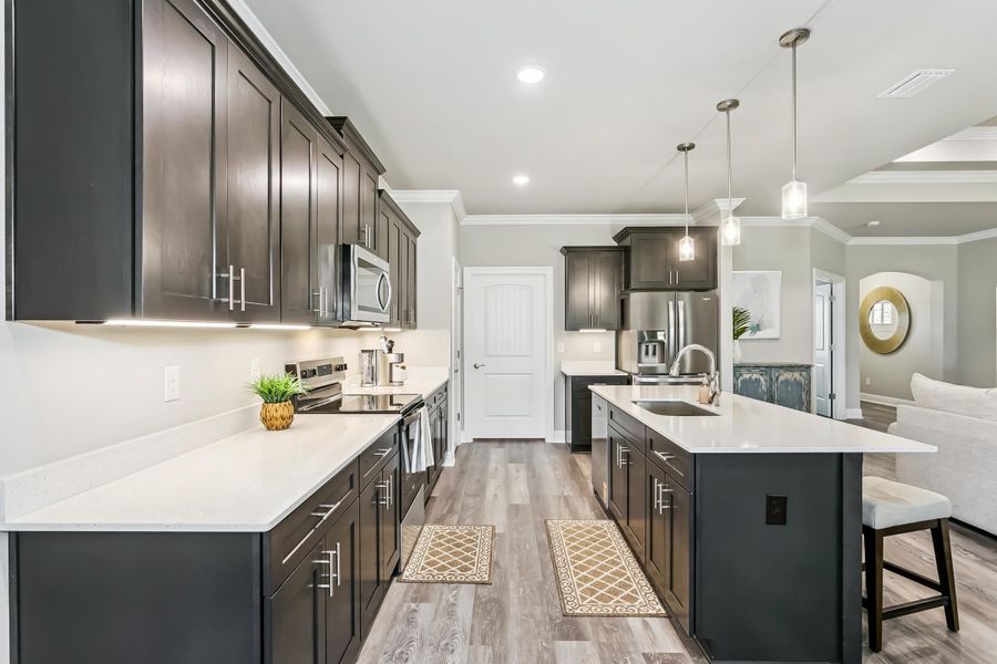 Furnished interior view inside a new home in Buckeyes Landing, Navarre (Image 9).