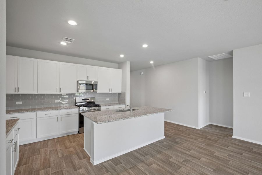 Furnished interior view inside a new home in Cloverleaf, Austin (Image 10).