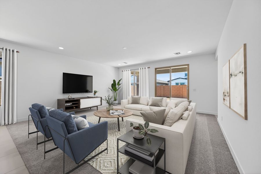 Furnished interior view inside a new home in Artisan at Asante, Surprise (Image 5).