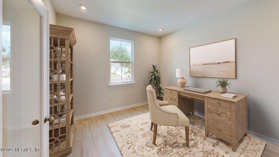 Furnished interior view inside a new home in Sandridge Hills, Green Cove Springs (Image 5).