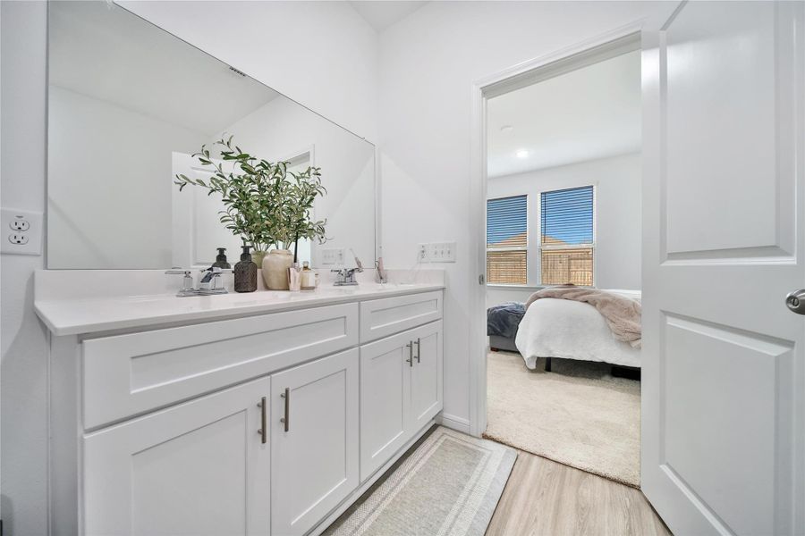 Furnished interior view inside a new home in , Cypress (Image 7).