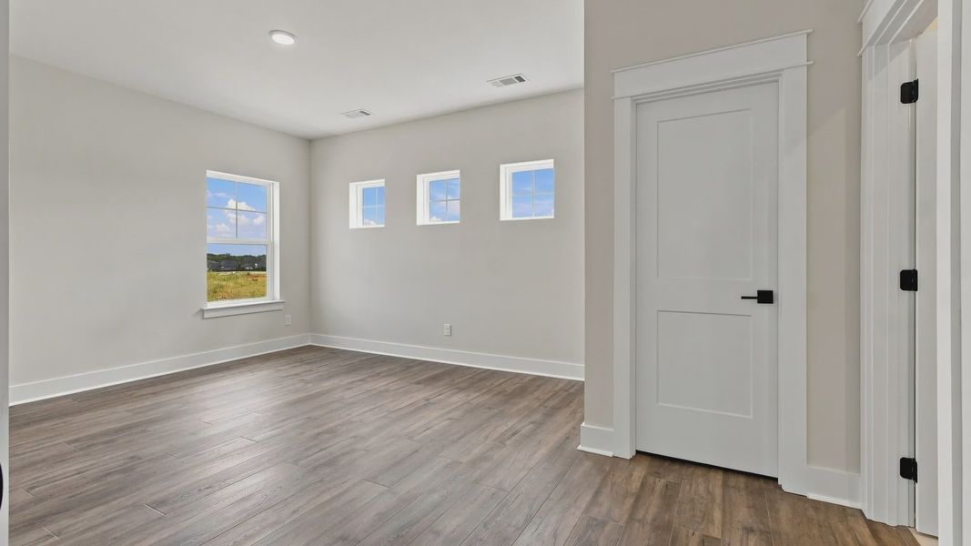 View from windows of upstairs living area.