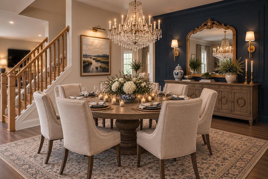 Furnished interior view inside a new home in , Edisto Island (Image 10).