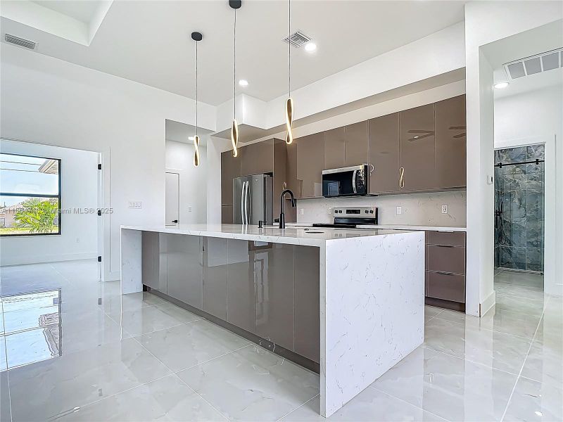 Furnished interior view inside a new home in , Cape Coral (Image 9). Furnished interior view inside a new home in , Cape Coral (Image 9).