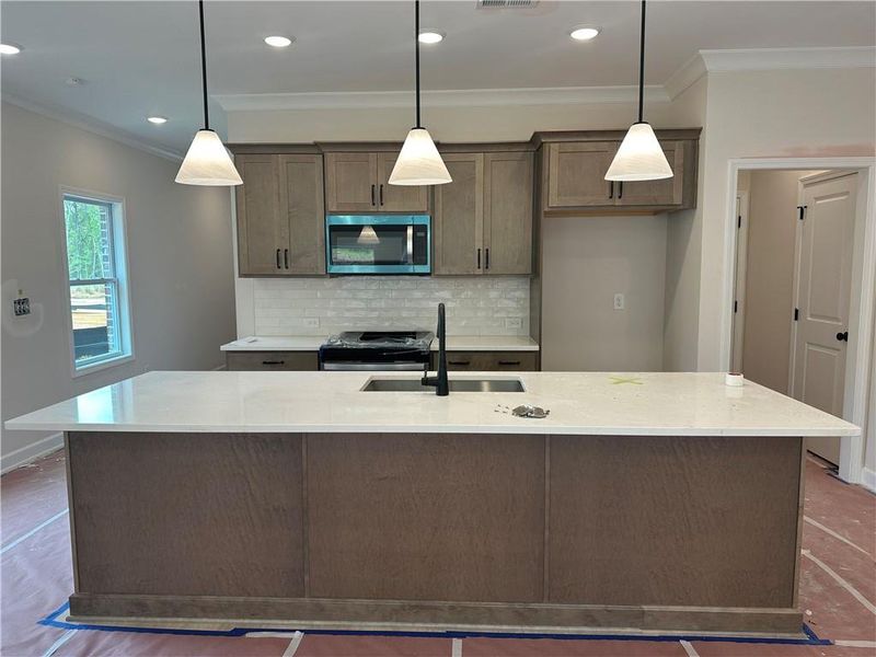 Furnished interior view inside a new home in Wildwood Place, Powder Springs (Image 8).