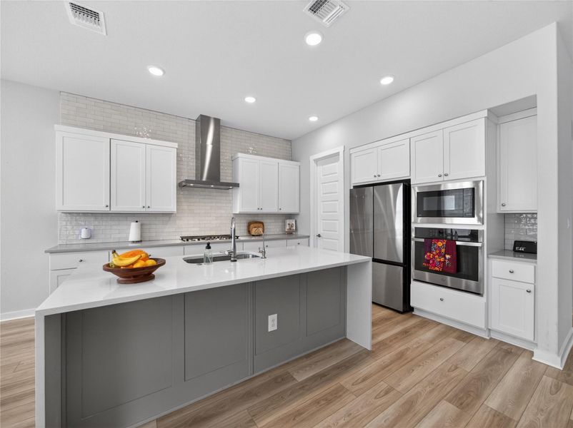 Furnished interior view inside a new home in , Liberty Hill (Image 9).