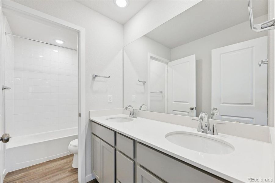 Furnished interior view inside a new home in Sweetgrass, Dacono (Image 8).