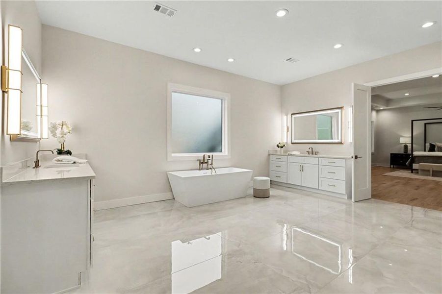 Furnished interior view inside a new home in , Alpharetta (Image 12).