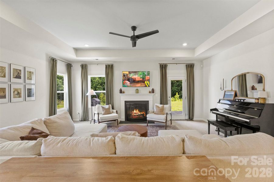 Furnished interior view inside a new home in Bailey's Run, Rock Hill (Image 18).