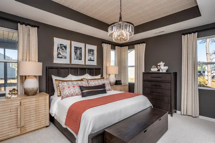 Representative furnished interior of a home built from the Mallard by McKee Homes in Coventry Woods, Fayetteville (Image 7).