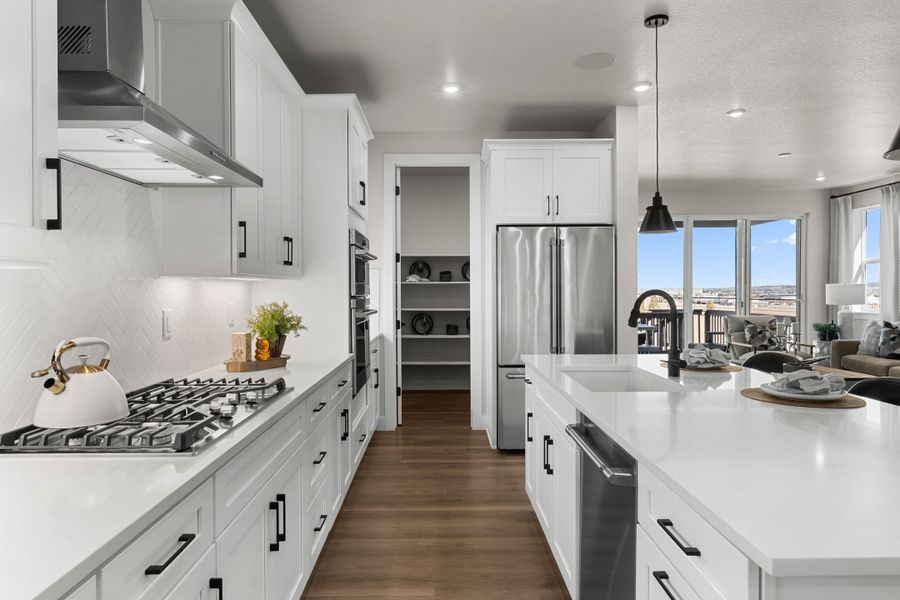 Furnished interior view inside a new home in Trumark Homes at Tanterra, Parker (Image 5).