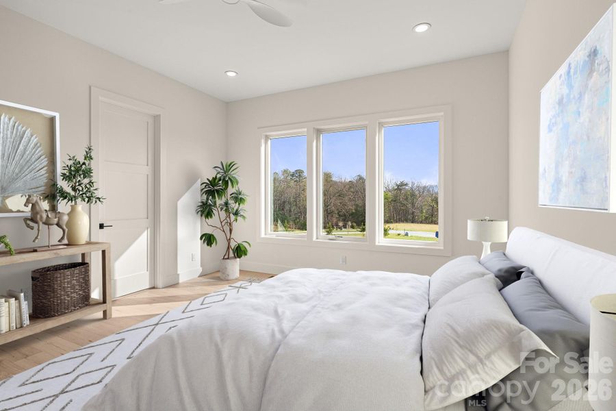 Furnished interior view inside a new home in , Fletcher (Image 42).