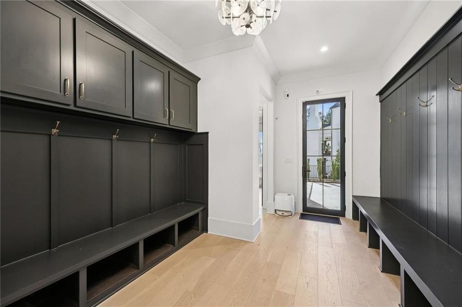 Furnished interior view inside a new home in , Suwanee (Image 73).
