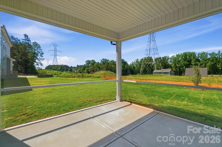 Screened in porch