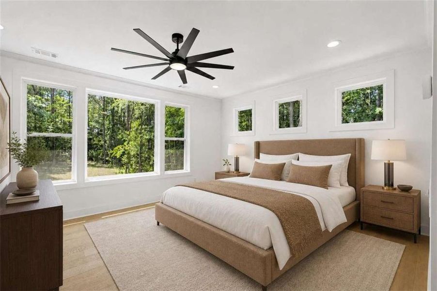 Furnished interior view inside a new home in , Conyers (Image 17). Furnished interior view inside a new home in , Conyers (Image 17).