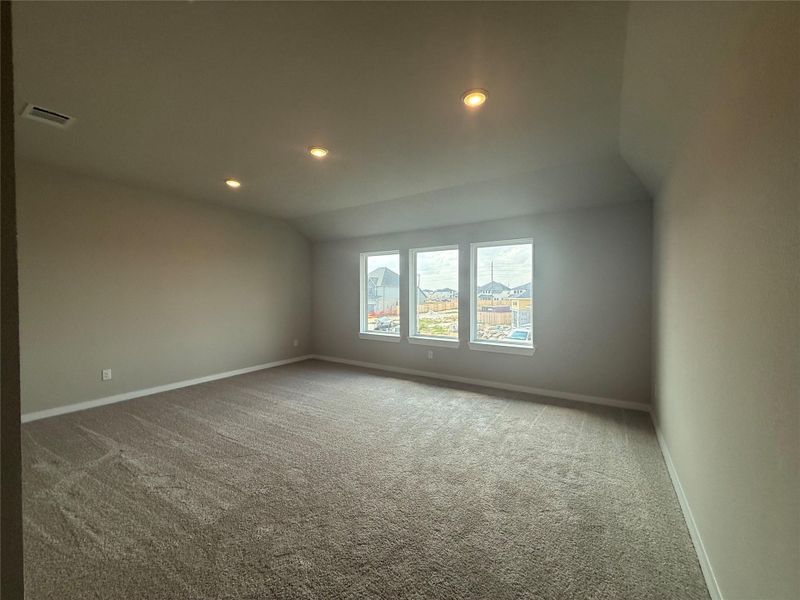 Huge, enclosed game room to enjoy family night, sleep overs, and entertainment.