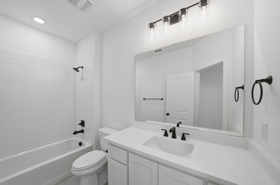 Furnished interior view inside a new home in Aster Park, McKinney (Image 7).