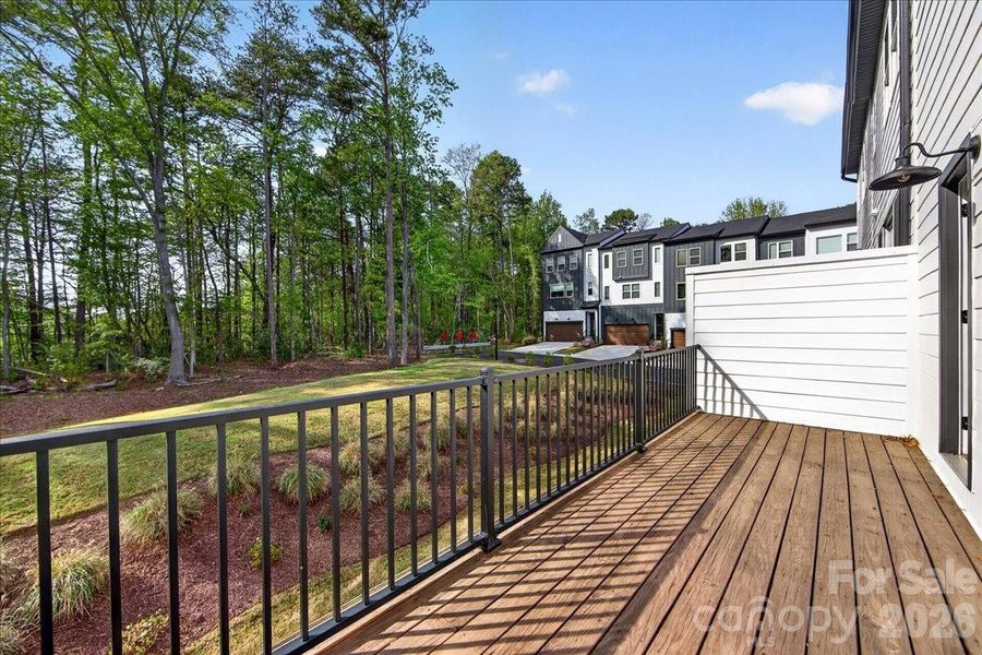 Private second floor outdoor living
