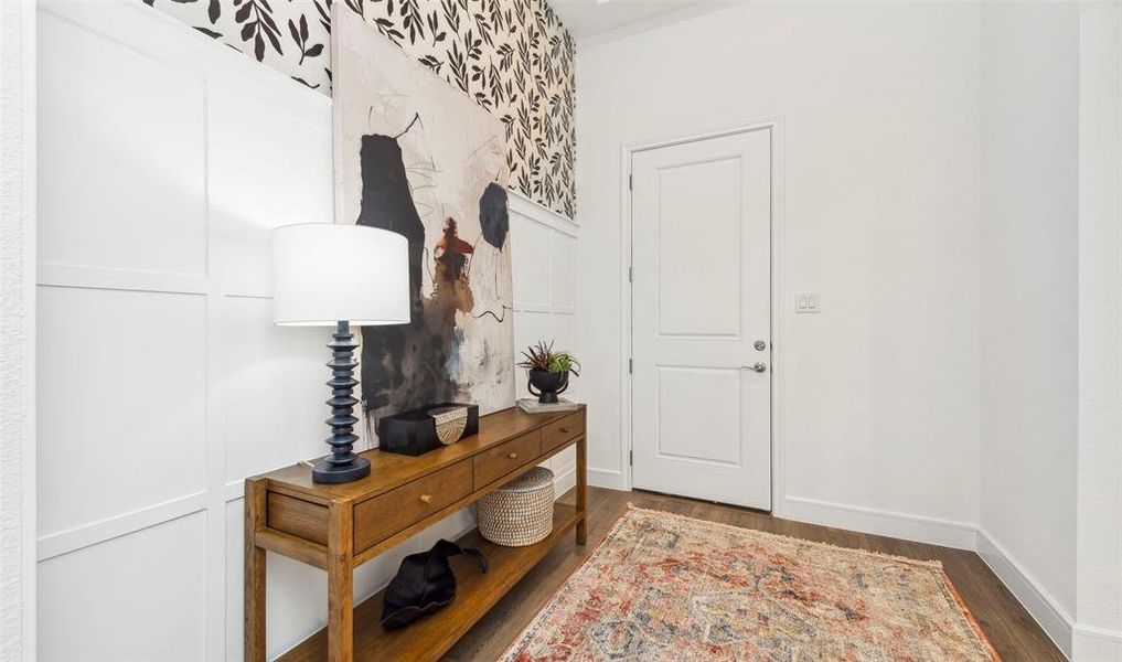 Furnished interior view inside a new home in Creekshaw, Royse City (Image 7).