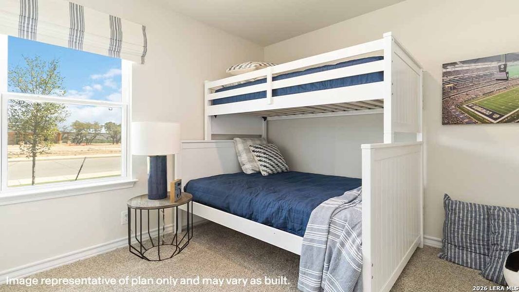 Furnished interior view inside a new home in The Birch at Spencer Ranch, Boerne (Image 25).