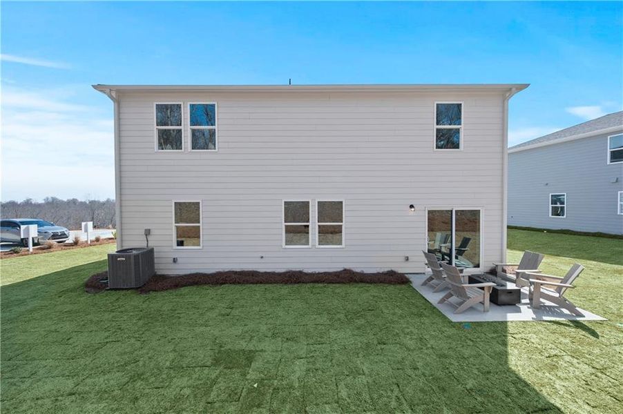 Front exterior of a new home in Avery Ridge, Gainesville, GA, highlighting curb appeal (Image 2).