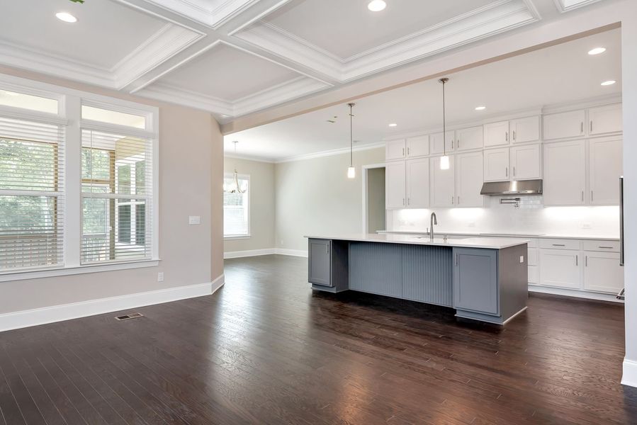 Representative unfurnished interior of a home built from the Princeton by Greybrook Homes in Harbor Watch, Statesville (Image 26).
