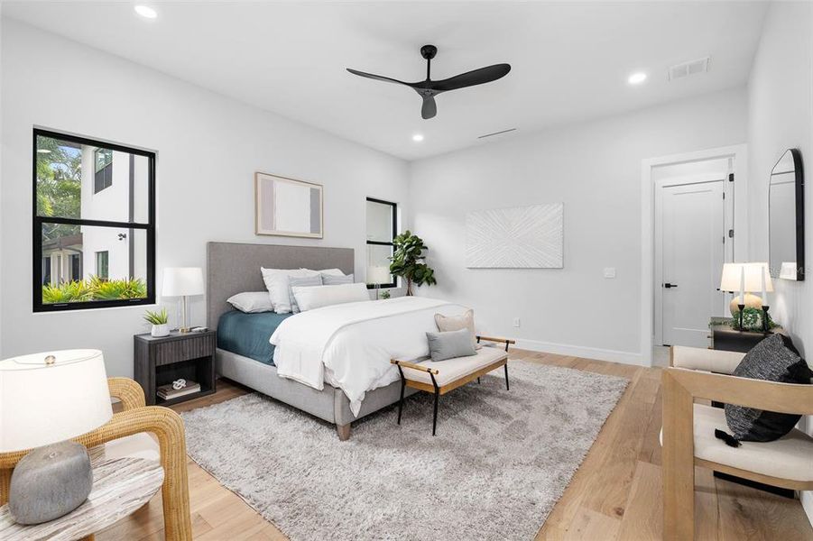 Furnished interior view inside a new home in , Tampa (Image 60).
