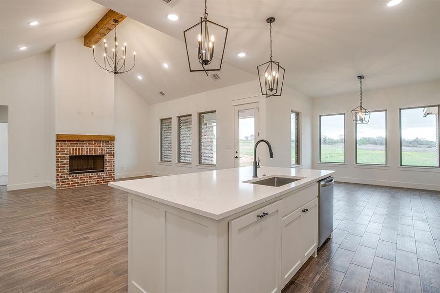 Furnished interior view inside a new home in , Poolville (Image 6).