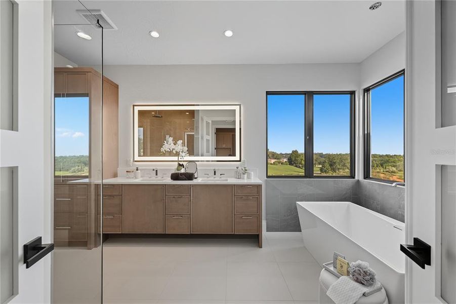 Furnished interior view inside a new home in , Montverde (Image 9).