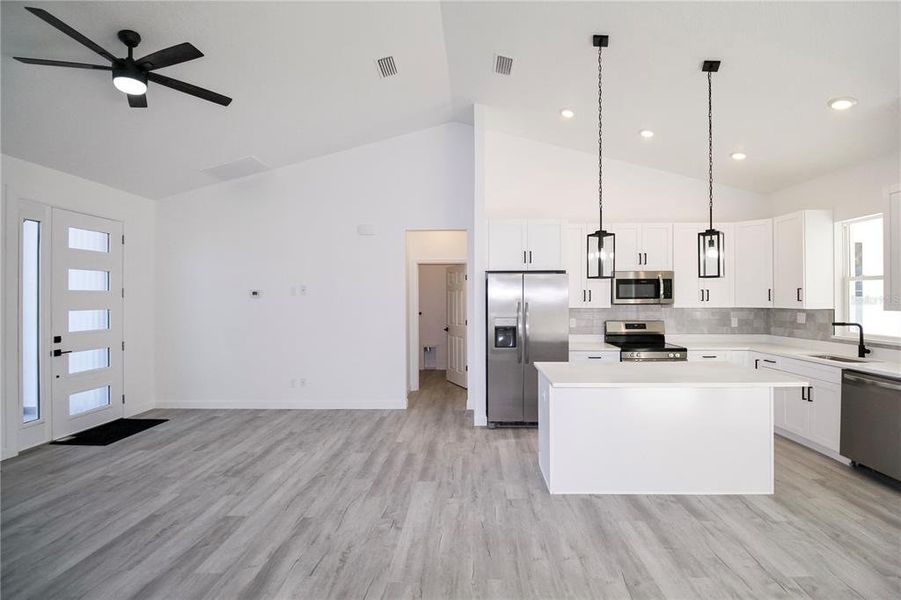 Furnished interior view inside a new home in , Sebring (Image 8).