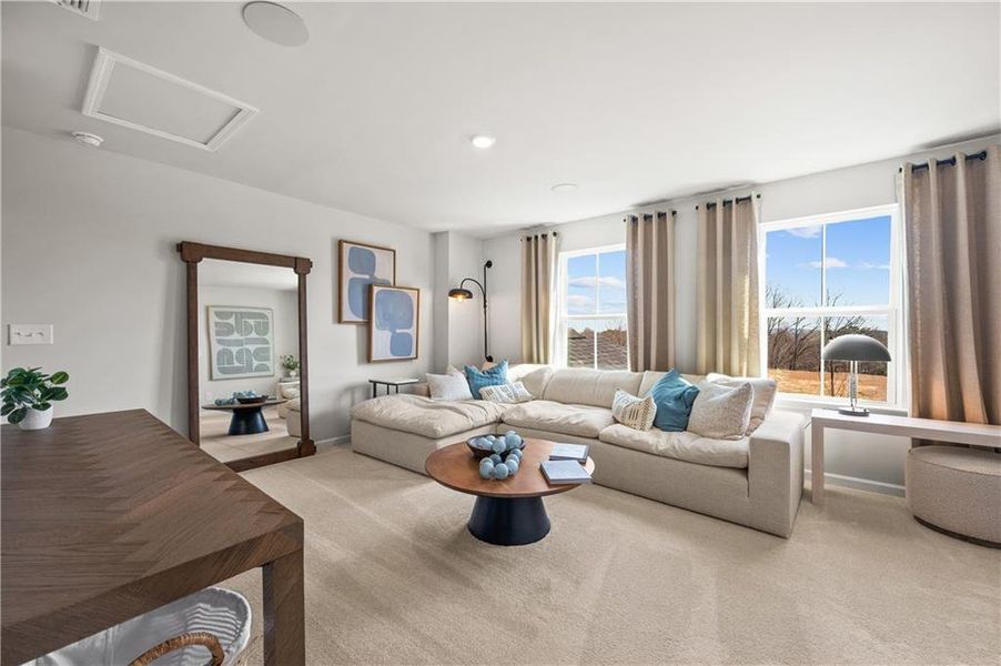 Furnished interior view inside a new home in Avery Ridge, Gainesville (Image 9).