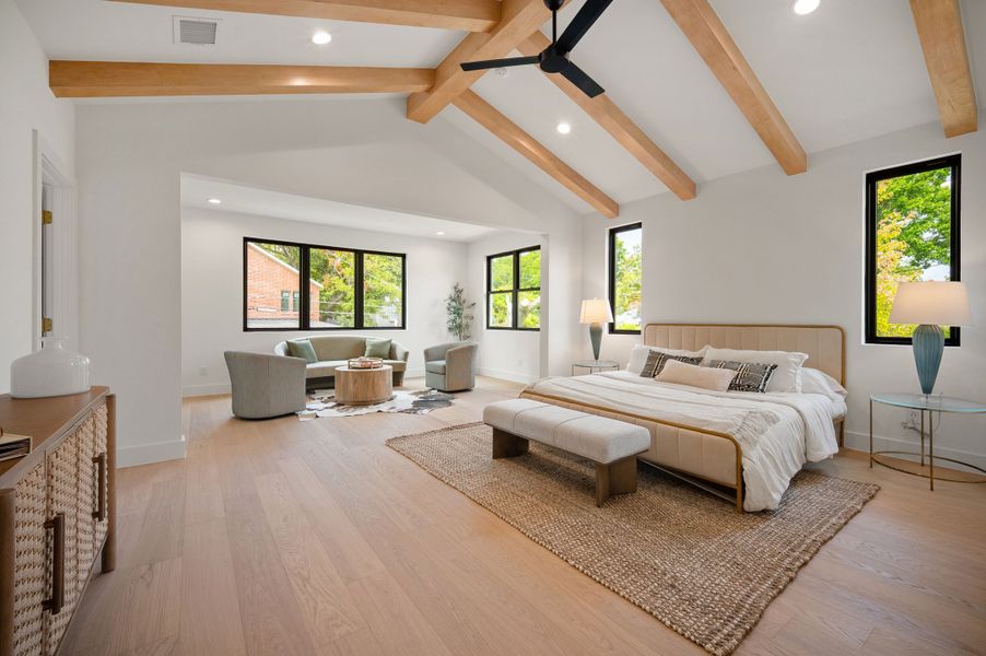 Furnished interior view inside a new home in , Dallas (Image 18).