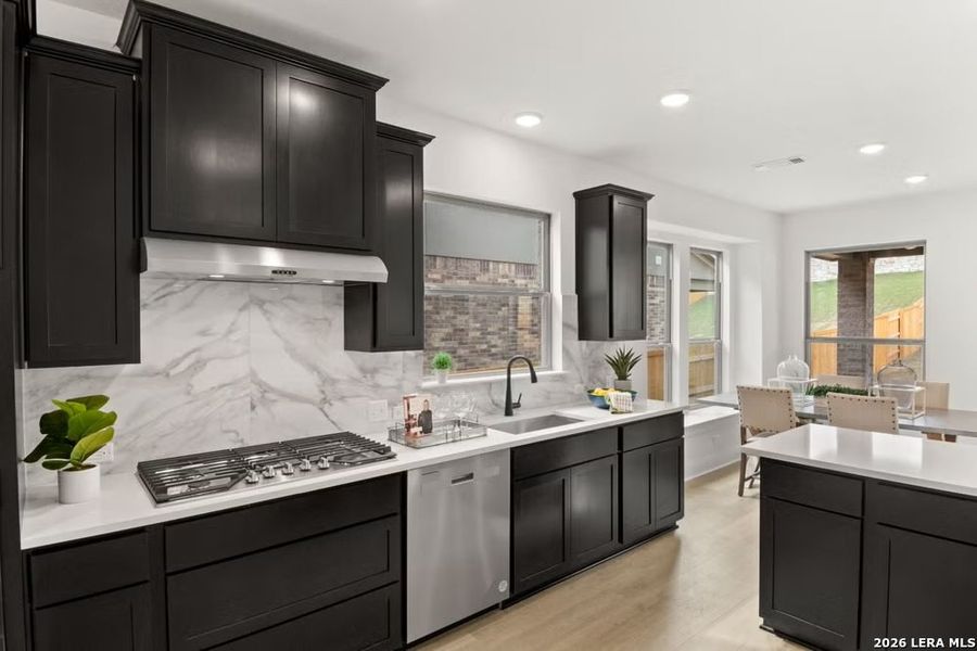 Furnished interior view inside a new home in The Parklands, Schertz (Image 10).