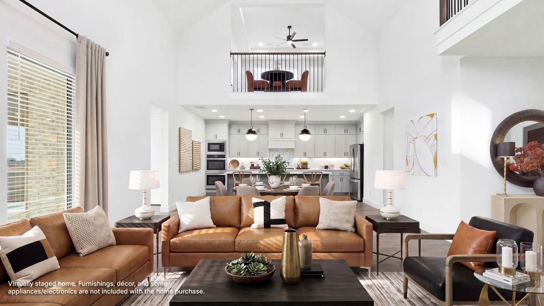 Furnished interior view inside a new home in Landmark, Denton (Image 6).