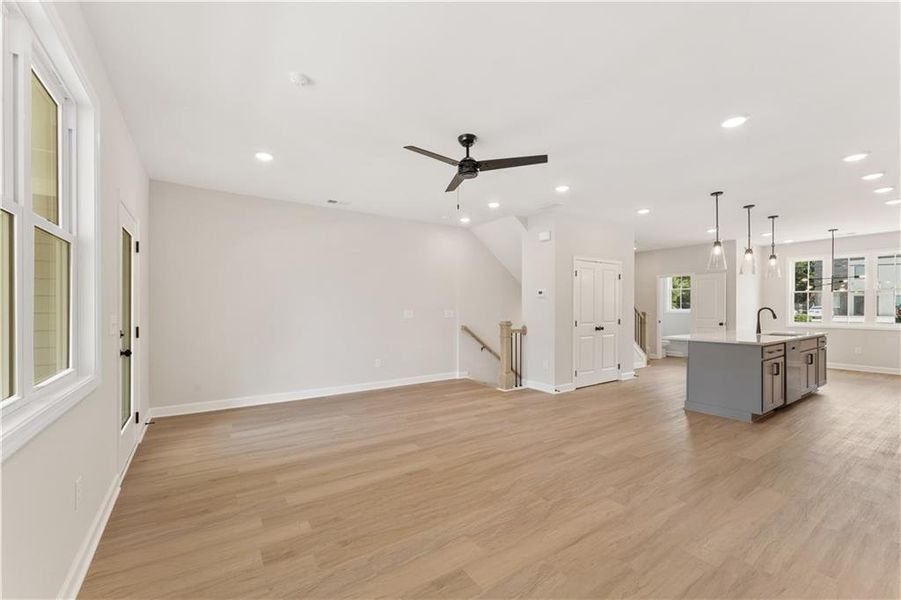 Spacious, unfurnished interior of a new home in East Park Village, Kennesaw (Image 29). Spacious, unfurnished interior of a new home in East Park Village, Kennesaw (Image 29).