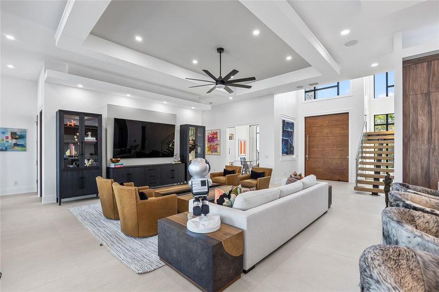 Furnished interior view inside a new home in , St. Petersburg (Image 14).