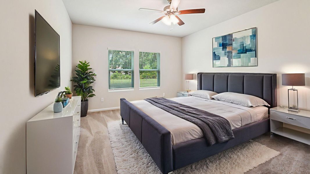 Furnished interior view inside a new home in Palm Coast, Palm Coast (Image 26).