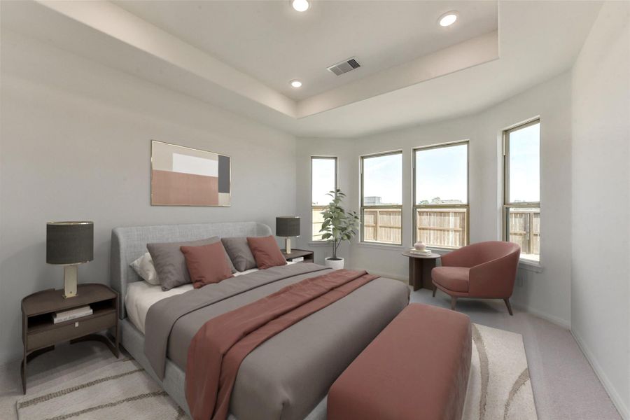 Furnished interior view inside a new home in Colony at Pinehurst, Pinehurst (Image 16).