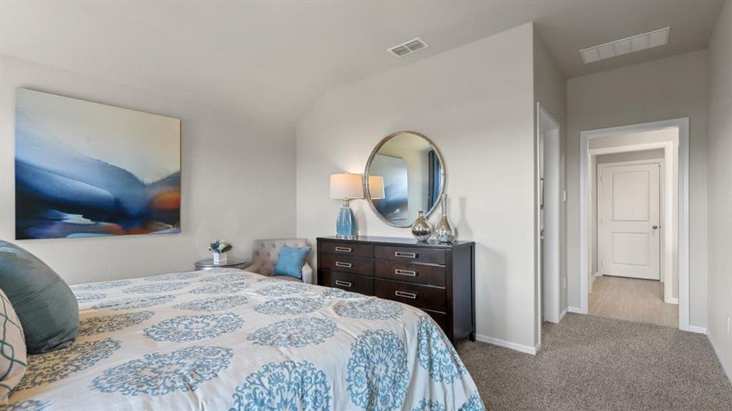 Furnished interior view inside a new home in Lonestar at Liberty Trails, Fort Worth (Image 14).