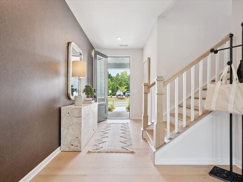 Representative furnished interior of a home built from the Mayes by Tri Pointe Homes in Millstone, Cramerton (Image 14).