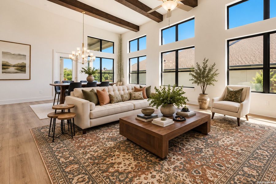 Furnished interior view inside a new home in , San Antonio (Image 12).