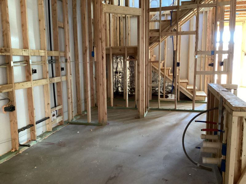 In-progress construction of a new home in The Cottages at Lariat, Liberty Hill, TX (Image 13). In-progress construction of a new home in The Cottages at Lariat, Liberty Hill, TX (Image 13).