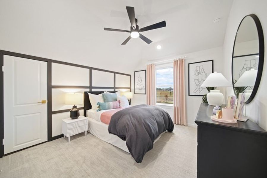 Furnished interior view inside a new home in Meridiana 40', 65', Manvel (Image 15).