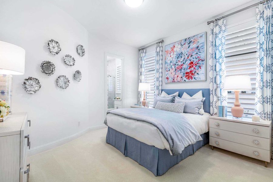 Representative Secondary Bedroom - some options shown Representative Secondary Bedroom - some options shown