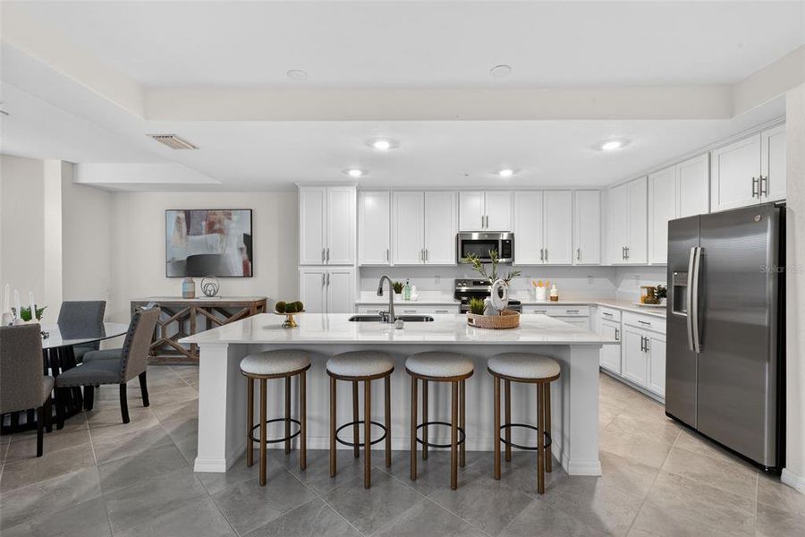 Furnished interior view inside a new home in Heritage Landing, Punta Gorda (Image 5).