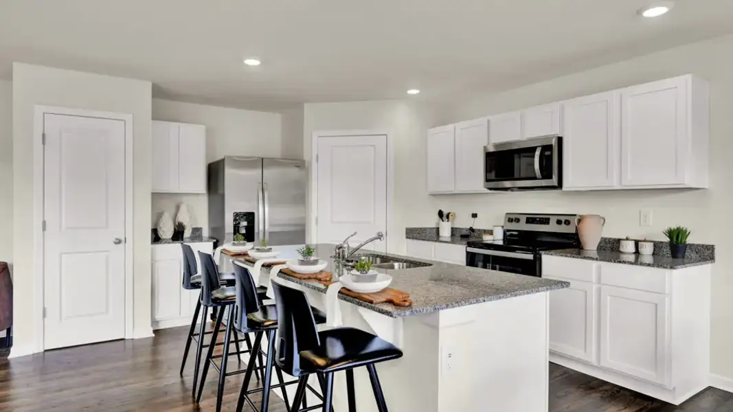 Furnished interior view inside a new home in Keebler Meadows, Johnson City (Image 3).