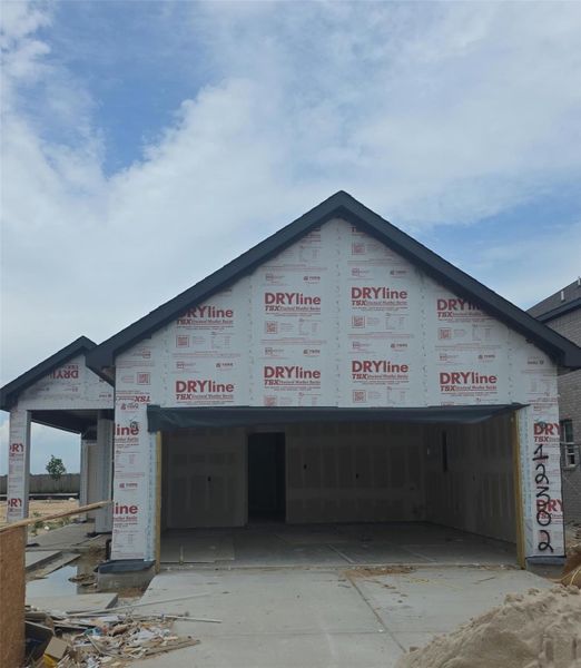 In-progress construction of a new home in Creekland Village at Bridgeland, Cypress, TX (Image 21). In-progress construction of a new home in Creekland Village at Bridgeland, Cypress, TX (Image 21).