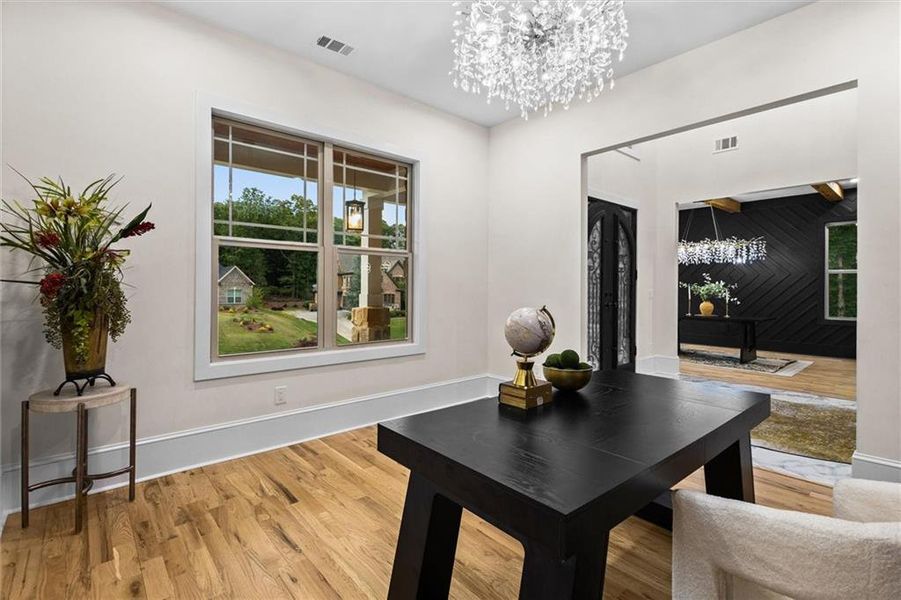 Furnished interior view inside a new home in , Gainesville (Image 16).