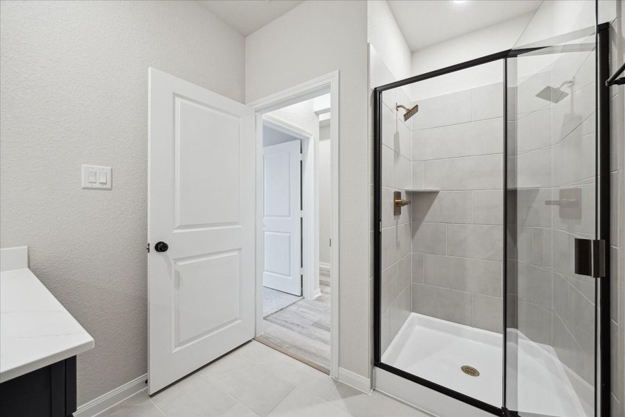 Furnished interior view inside a new home in Elyson, Katy (Image 8).